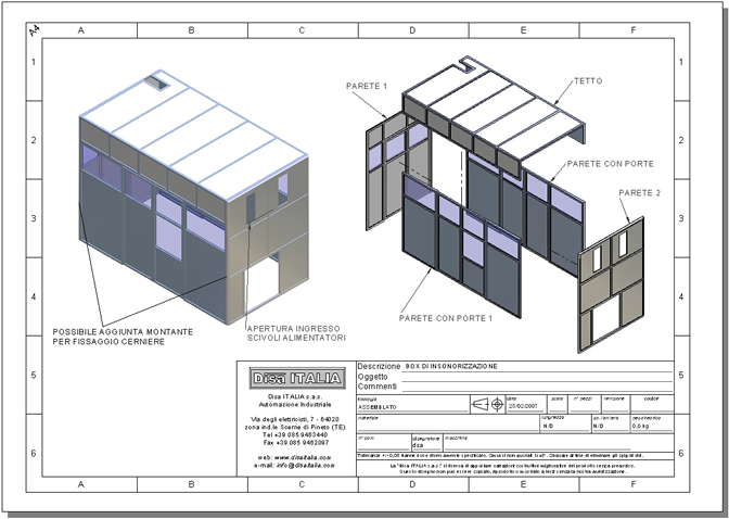 Insonorizzazione - Box insonorizzanti